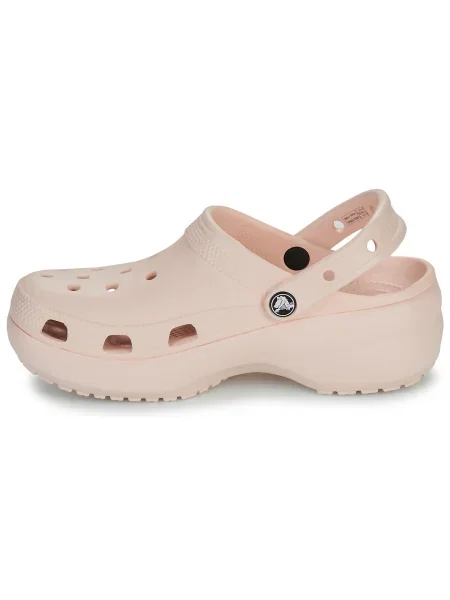 Pantofi Crocs cu platformă clasici roz