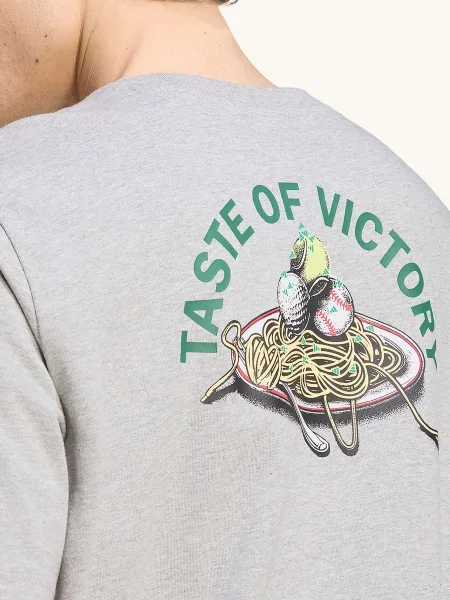 Adidas Tričko Taste Of Victory Pasta šedá