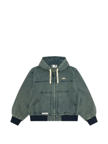 Kurtka Aape By A Bathing Ape z kapturem niebieska