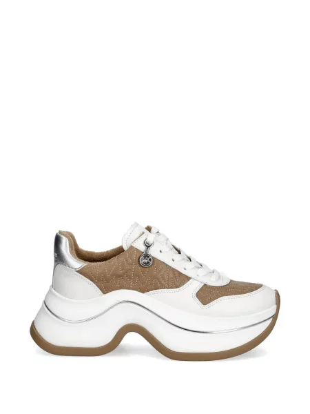 Mały body Michael Michael Kors na ramiączkach z nadrukiem szary