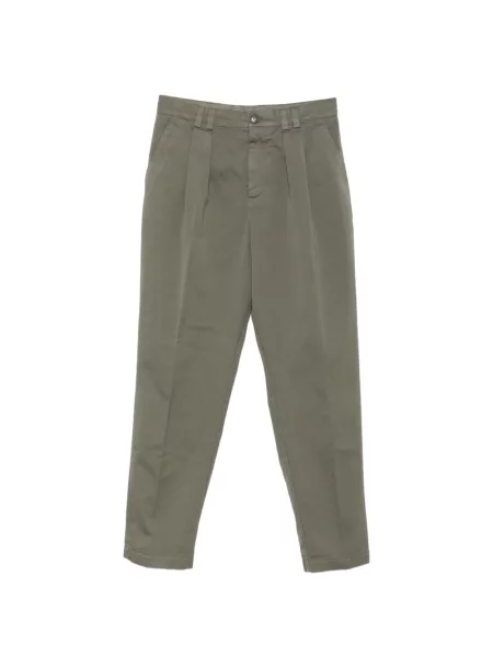 Pantaloni Canali conici verde