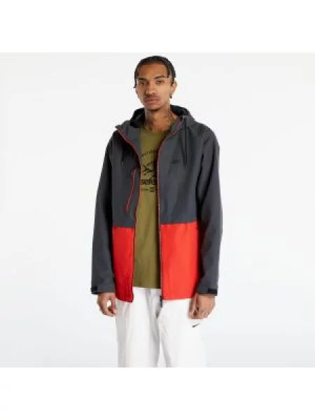 Podzimní bunda Horsefeathers Closter II Jacket Phantom/ Lava Red červená