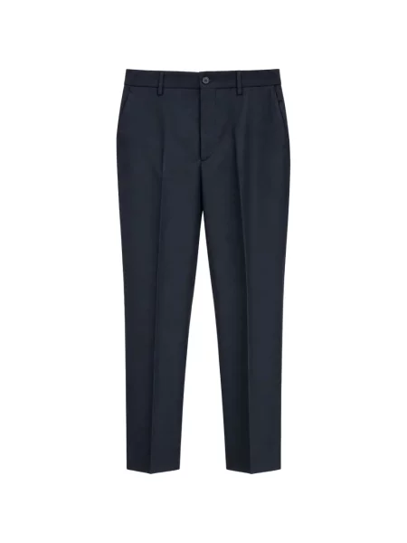 Pantaloni Etro conici cu autograf albastru