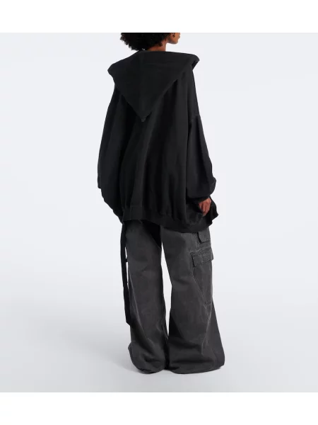 Pantaloni cargo Rick Owens din canvas gri