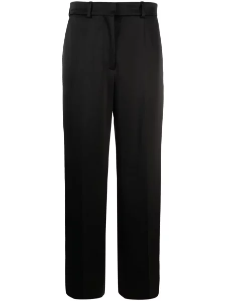 Pantaloni Lanvin din satin negru