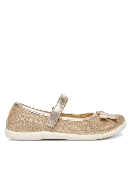 Балетки Naturino золотые
