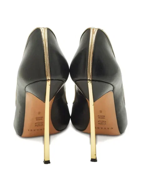 Pantofi cu toc Casadei din piele negru