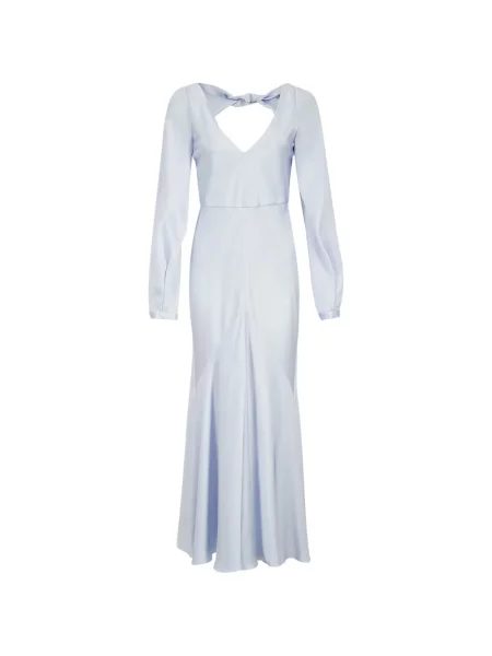 Rochie maxi Gabriela Hearst albastru
