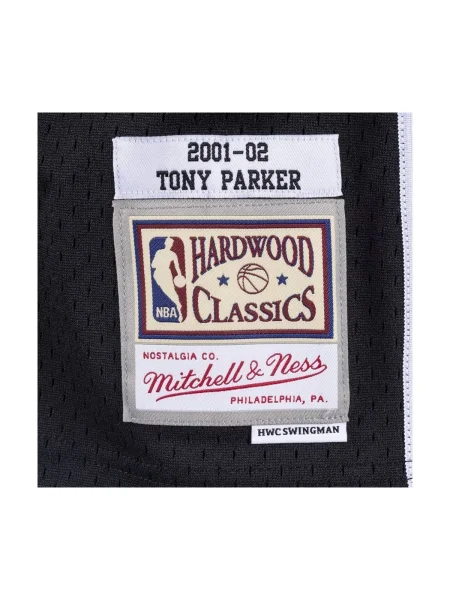 Tricou Mitchell & Ness din jerseu negru