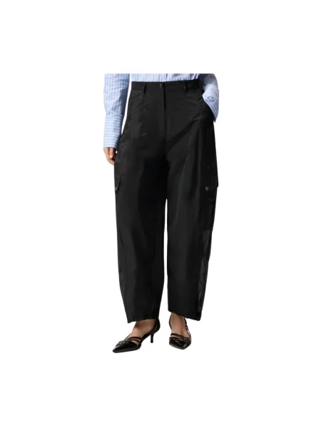 Szerokie spodnie Pinko czarne