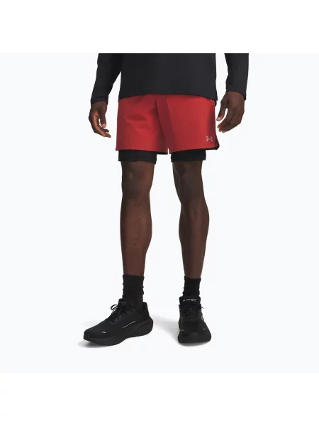 Pantaloni scurți de alergare pentru bărbați Under Armour Velociti Pro Shorts heritage red/reflective roșu