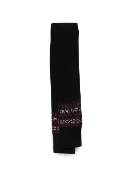 Fular Yohji Yamamoto tricotate negru
