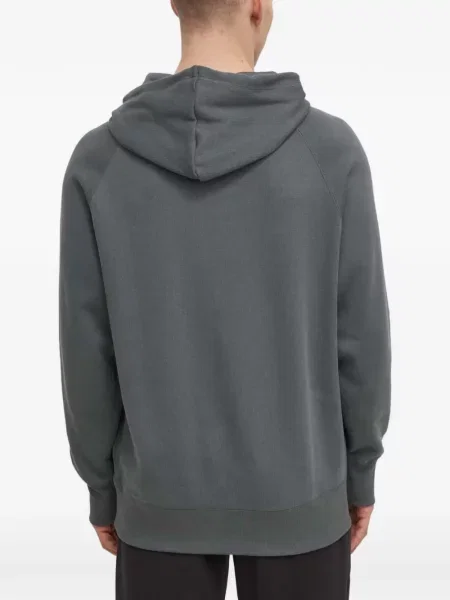 Hoodie Puma με κέντημα με κορδόνι γκρι