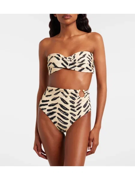 Bikini Johanna Ortiz cu imagine alb