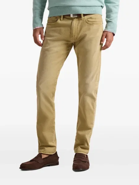 Dlouhá pruhovaná s límcem kšiltovka Polo Ralph Lauren modrá