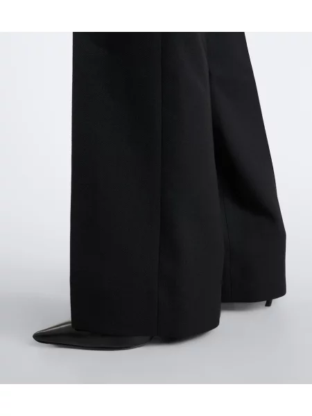 Pantaloni Balmain de lână negru