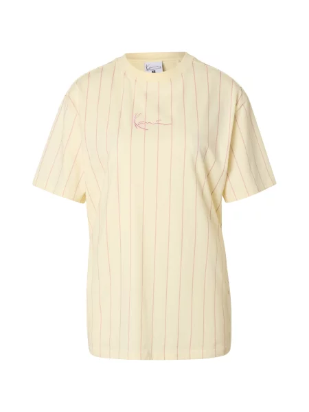 Karl Kani Tricou pastel / roz deschis galben