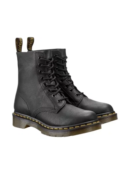 Botki Dr. Martens sznurowane skórzane czarne