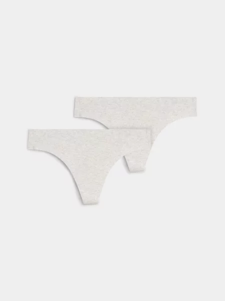 Набір трусів PUMA Invisible Cotton комбінований верх сірий