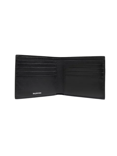 Portofel Balenciaga cu imagine negru