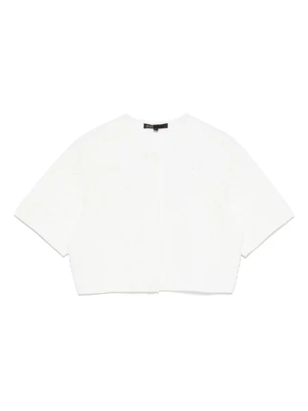 Cropp cardigan Maje alb