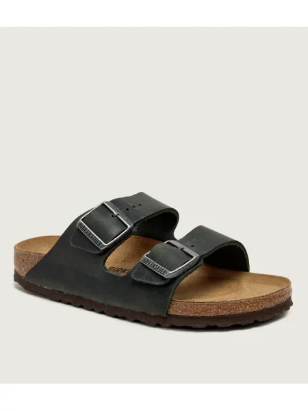 Birkenstock De piele șlapi Arizona BS | narrow fit verde