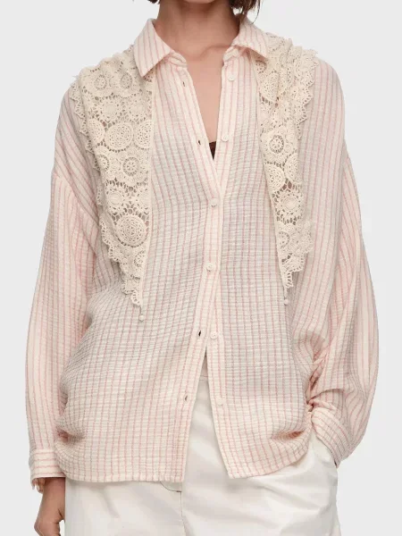 Сорочка у смужку Bimba Y Lola рожева