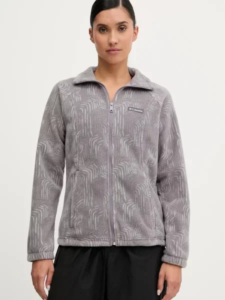 Sportovní mikina Columbia Benton Springs více barev vzorovaná šedá