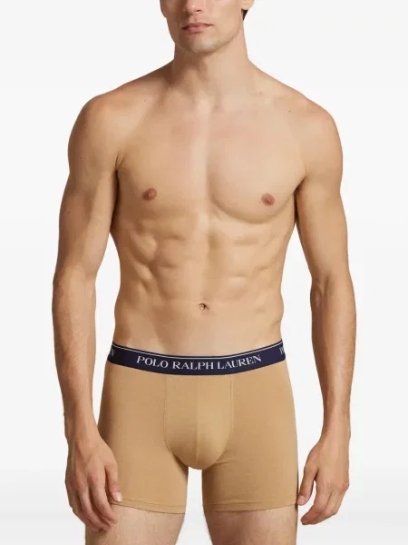 Briaunotas pusiau užtrauktukas zomšinės bokseriai Polo Ralph Lauren balta