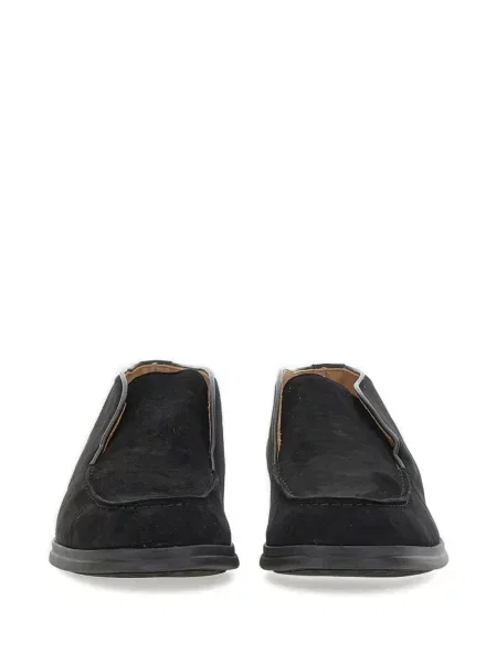 Pantofi loafer Duca Heritage din piele de căprioară negru
