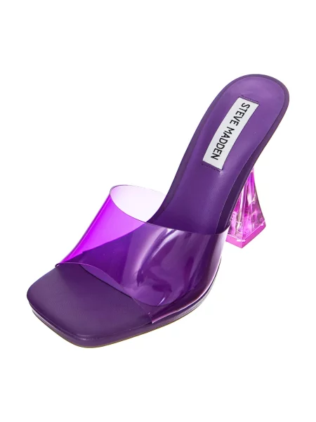 Klapki mules Steve Madden fioletowe