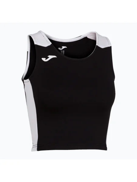 Tricou de alergare Joma Record II Top negru/alb pentru femei alb