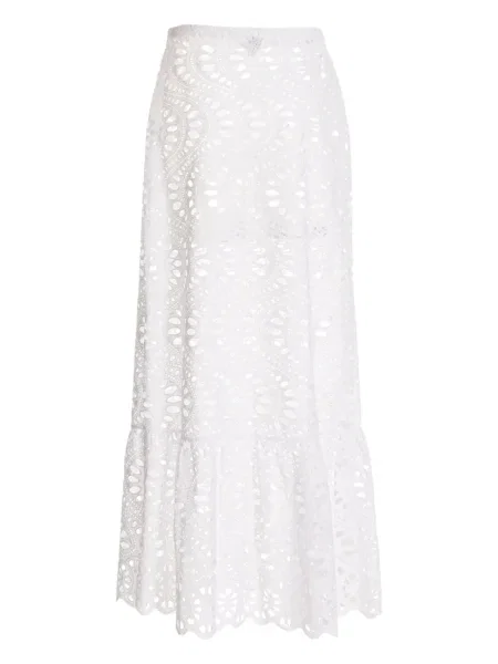 Fusta maxi Giambattista Valli alb