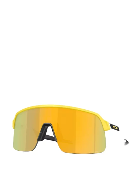 Ochelari de soare Oakley cu imprimeu geometric galben