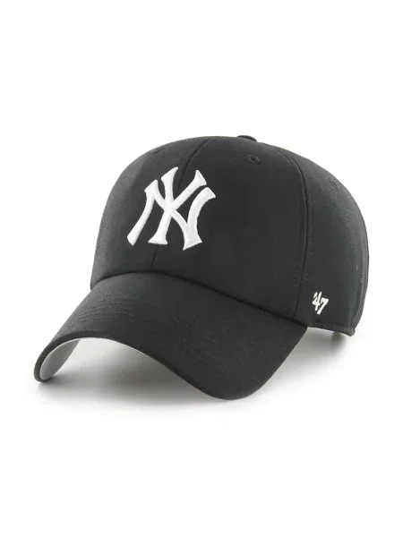 Шапка с козирка 47 brand MLB New York Yankees черно