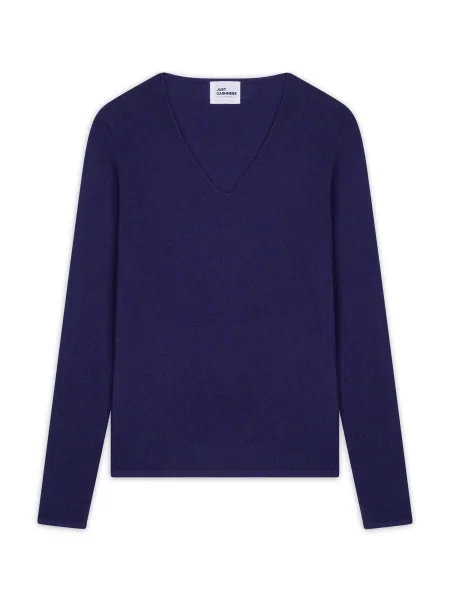 JUST CASHMERE Pulover Joan' vijolična