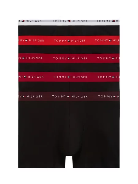 Чорапи Tommy Hilfiger с автограф черно