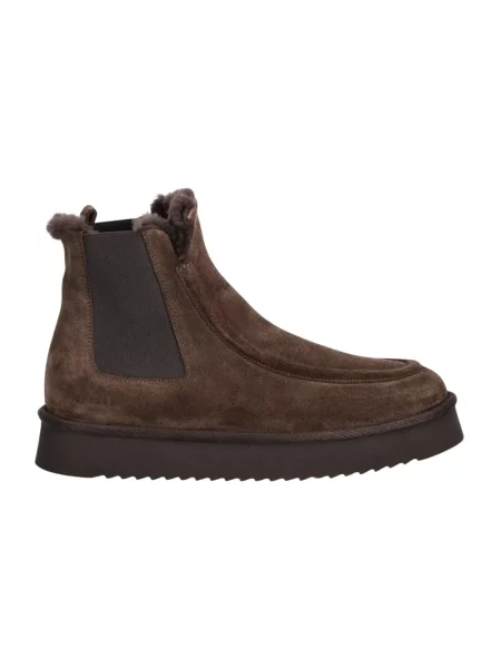 Copenhagen suede śniegowce zamszowe brązowe