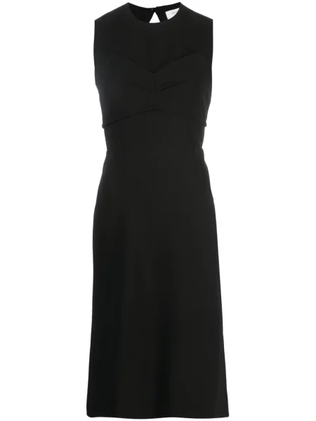 Rochie fără mâneci Sportmax fără mâneci de costum negru