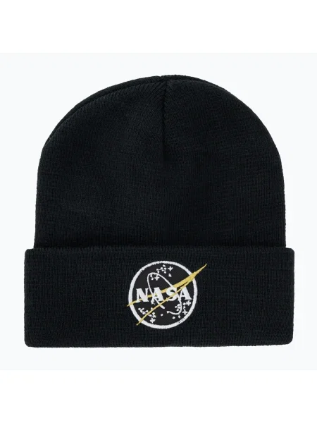 Čiapka Alpha Industries NASA black čierna