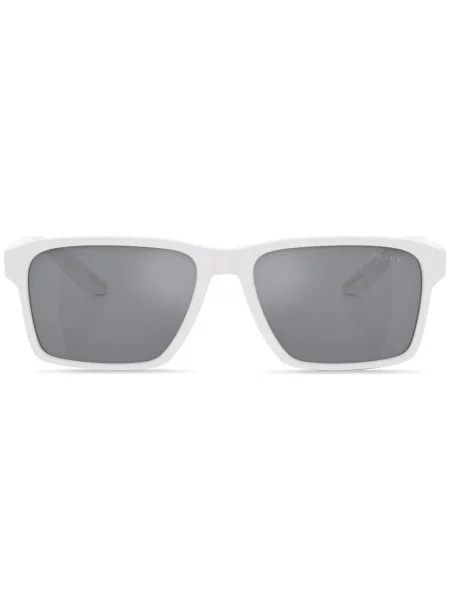 Ochelari de soare Prada Eyewear cu imagine alb