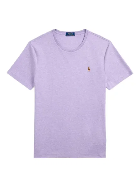 Dlouhá pruhovaná s límcem kšiltovka Polo Ralph Lauren modrá