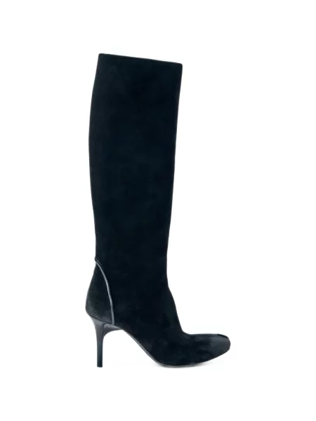 Botine Capasa Milano din piele de căprioară negru