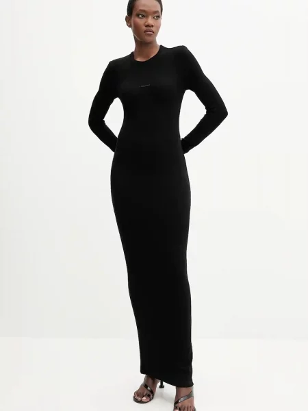 Сукня La Mania maxi облягаюча LEE чорний