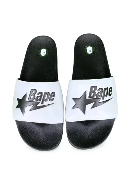 Sneakerși A Bathing Ape® cu autograf alb