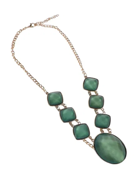 SOHI Verižica Sorrel zlata zelena