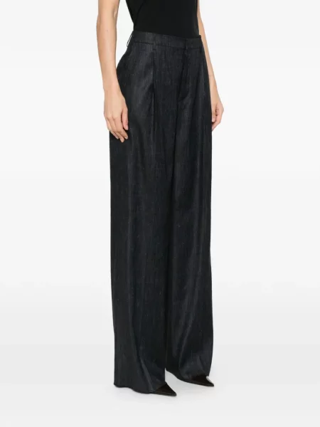 Pantaloni Tagliatore plisate albastru