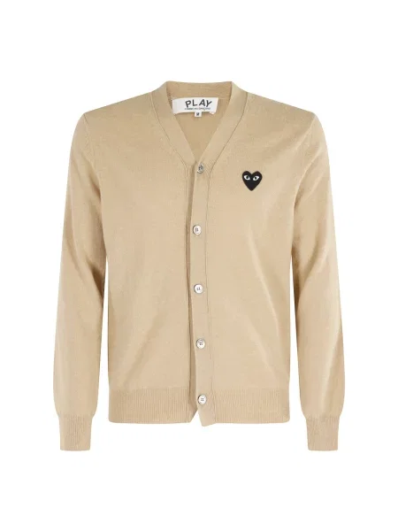 Kardigan Comme Des Garcons Play beżowy