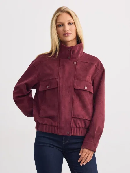 Mohito Striukė su apykakle raudonmedžio ruda