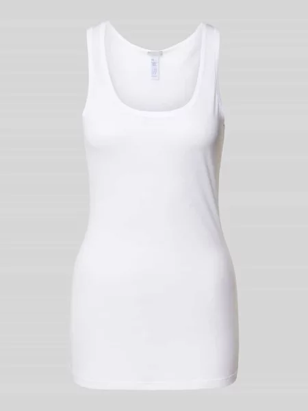 Podkoszulka z okrągłym dekoltem Hanro biała